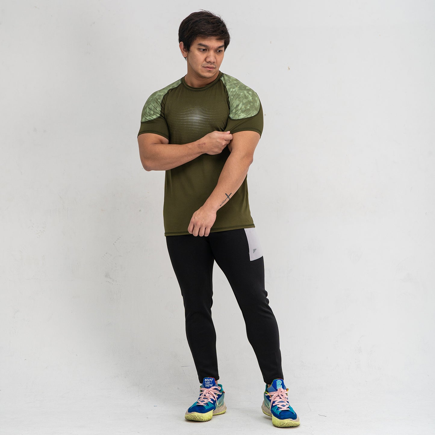 Sports Tee Camo Shoulder series FTS-067 LE