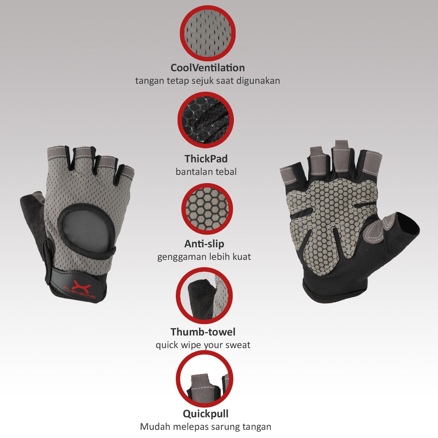 Sports Gloves Light and Protect FAG-010