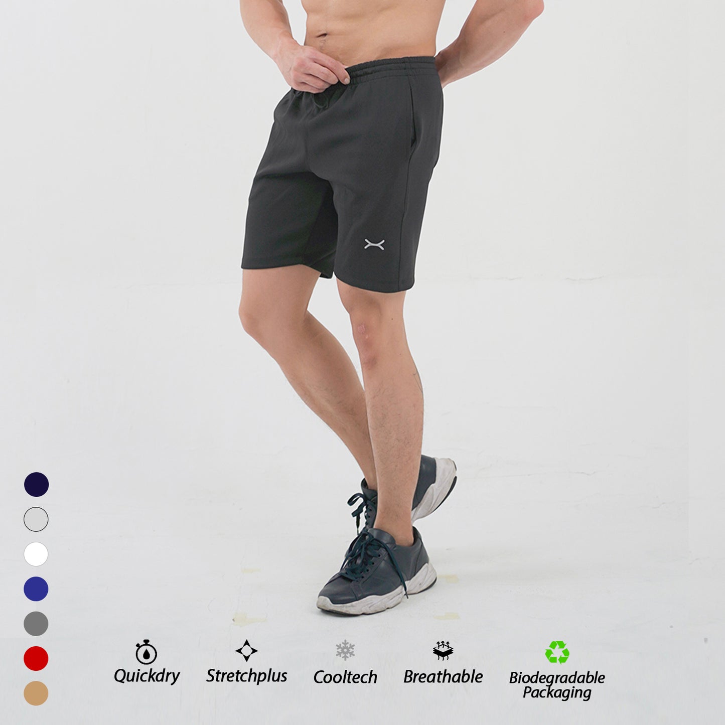 Celana Pendek Sports Olahraga Squat Lari Gym Marathon FCS-021