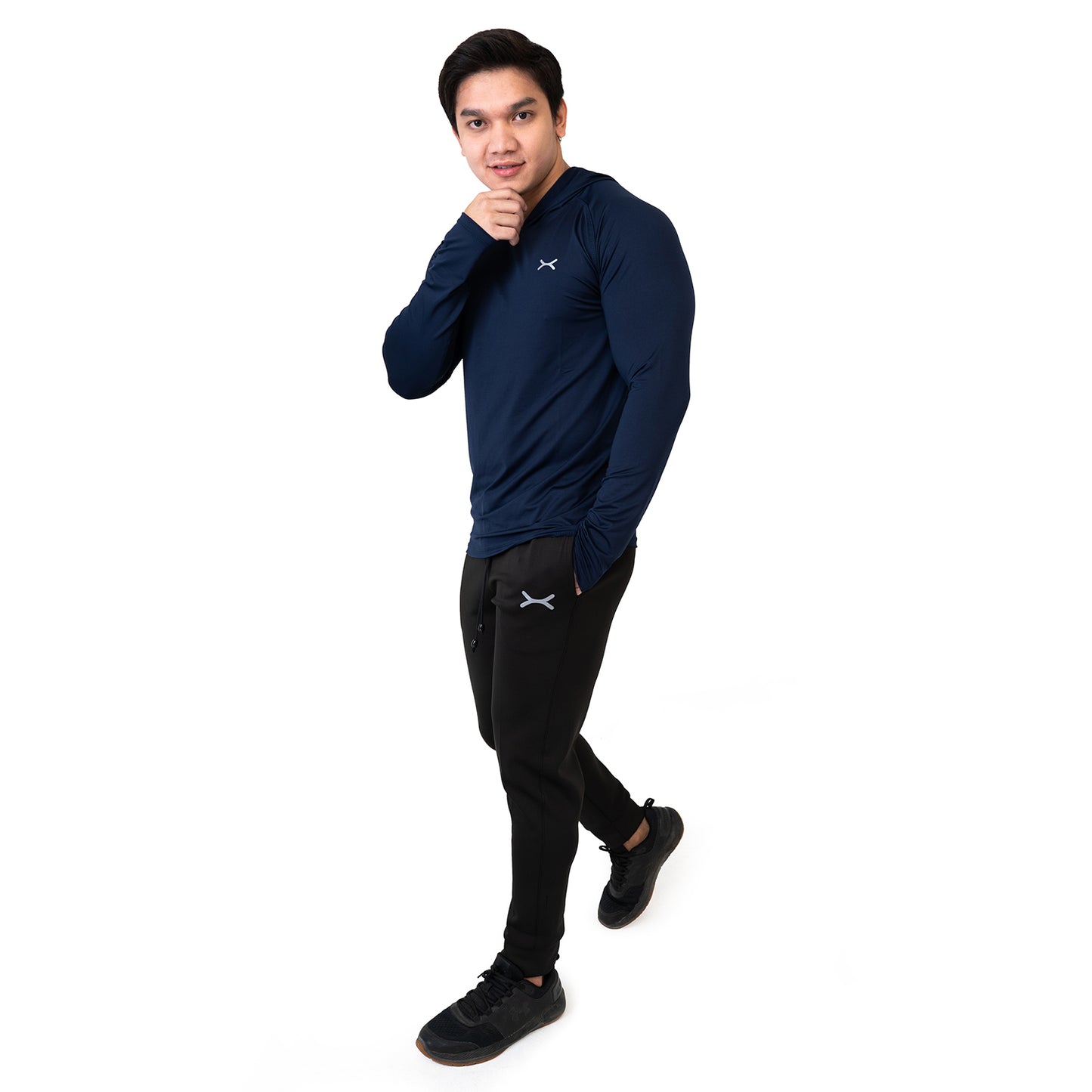 Long Sleeves Sports Tee Hoodie FPS-043