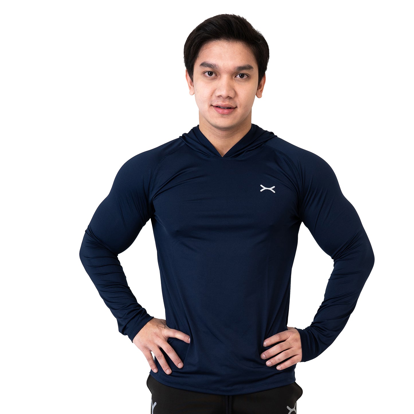 Long Sleeves Sports Tee Hoodie FPS-043