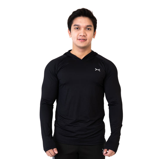 Long Sleeves Sports Tee Hoodie FPS-043