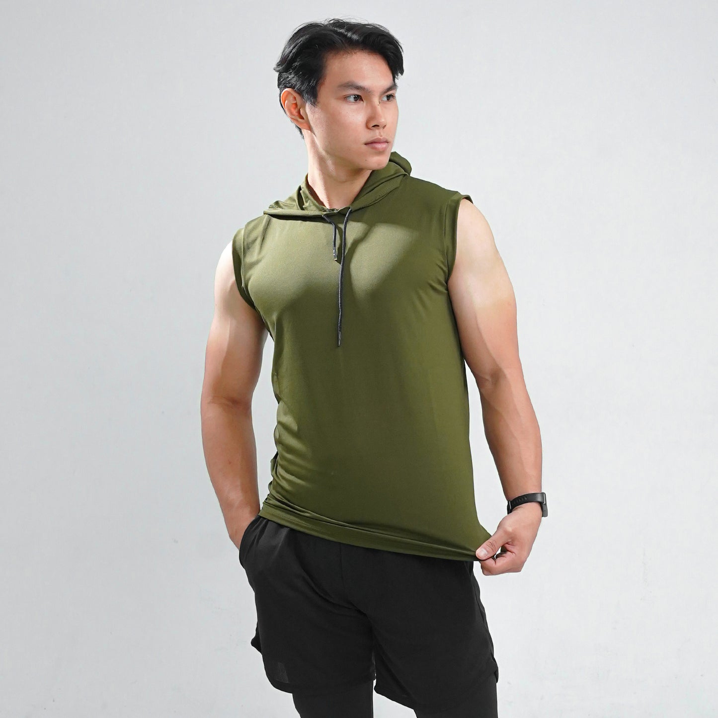 Sleeveless Hoodie LVS-001