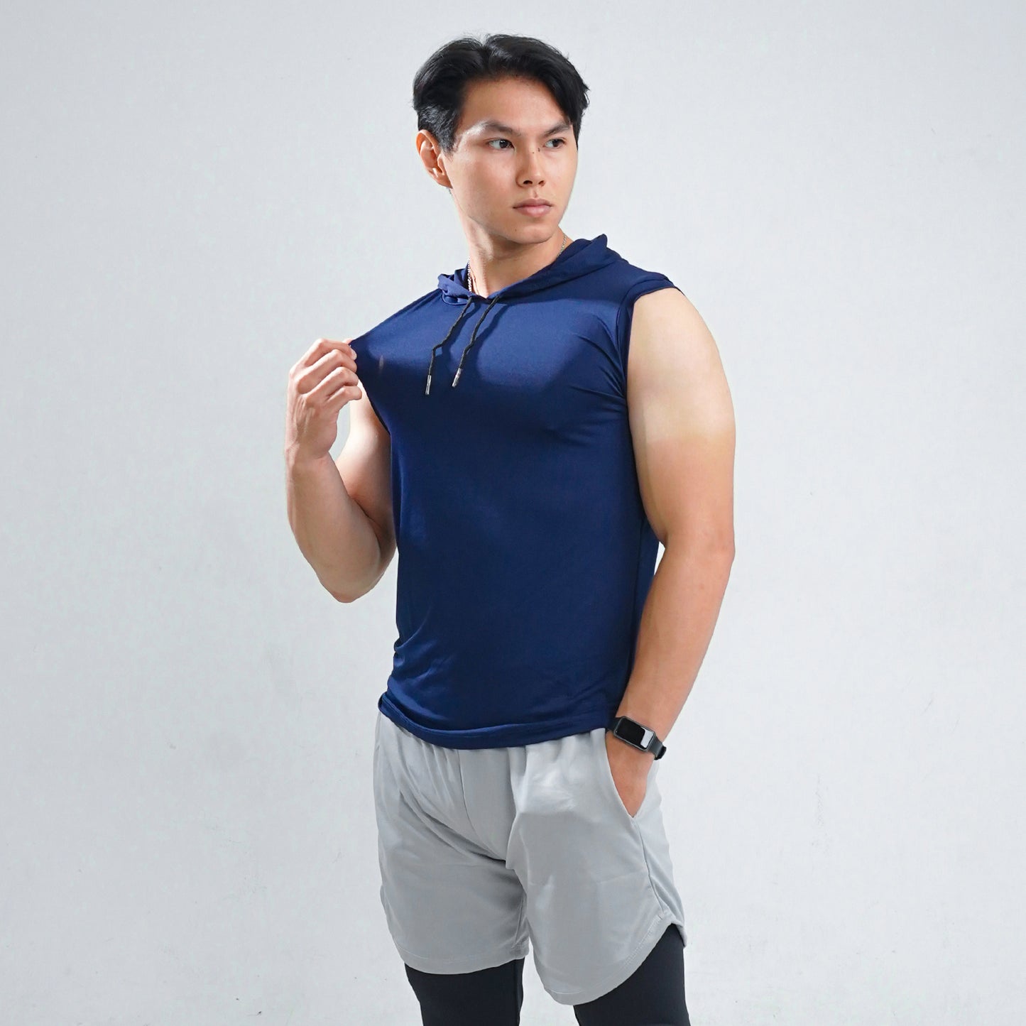 Sleeveless Hoodie LVS-001