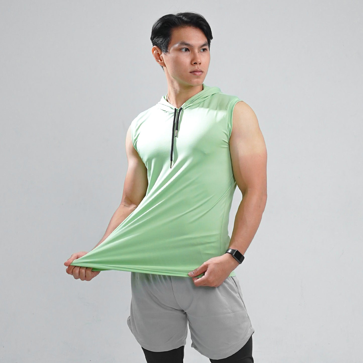 Sleeveless Hoodie LVS-001