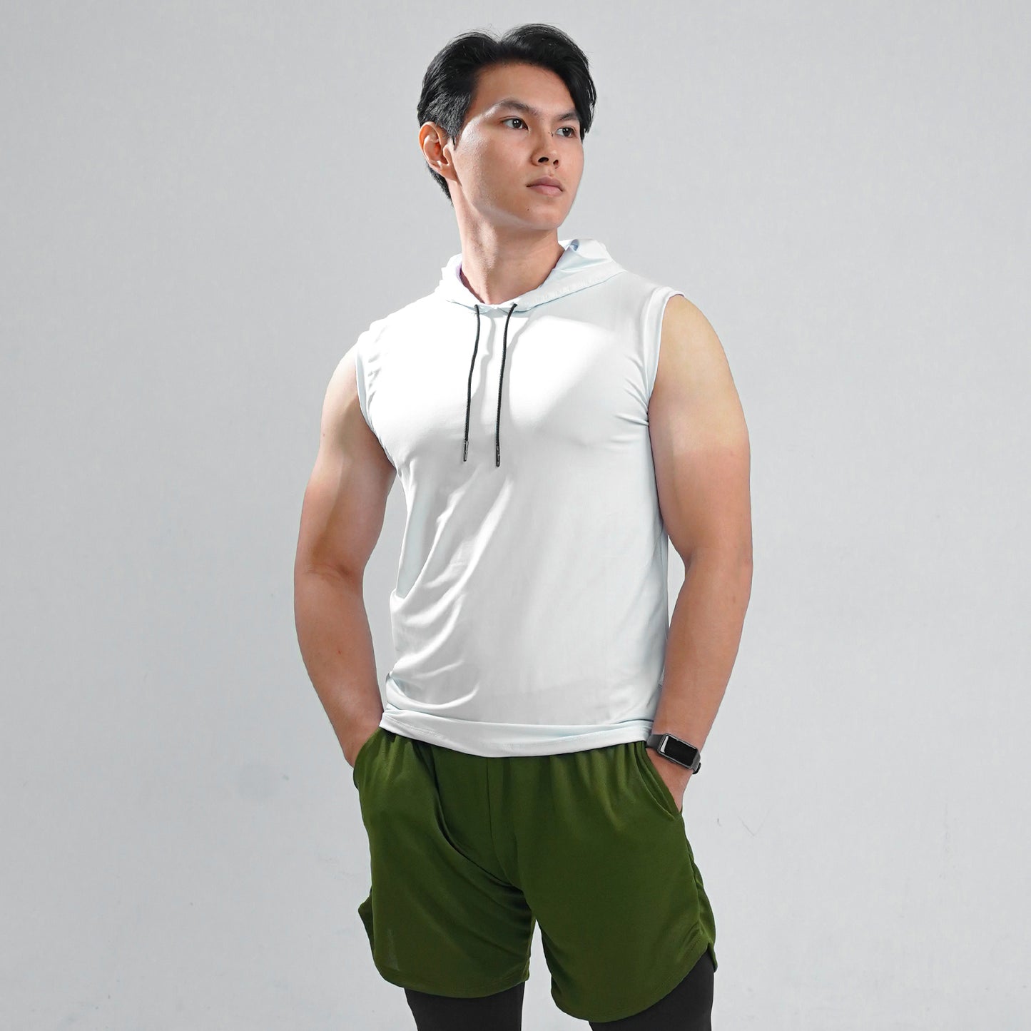 Sleeveless Hoodie LVS-001